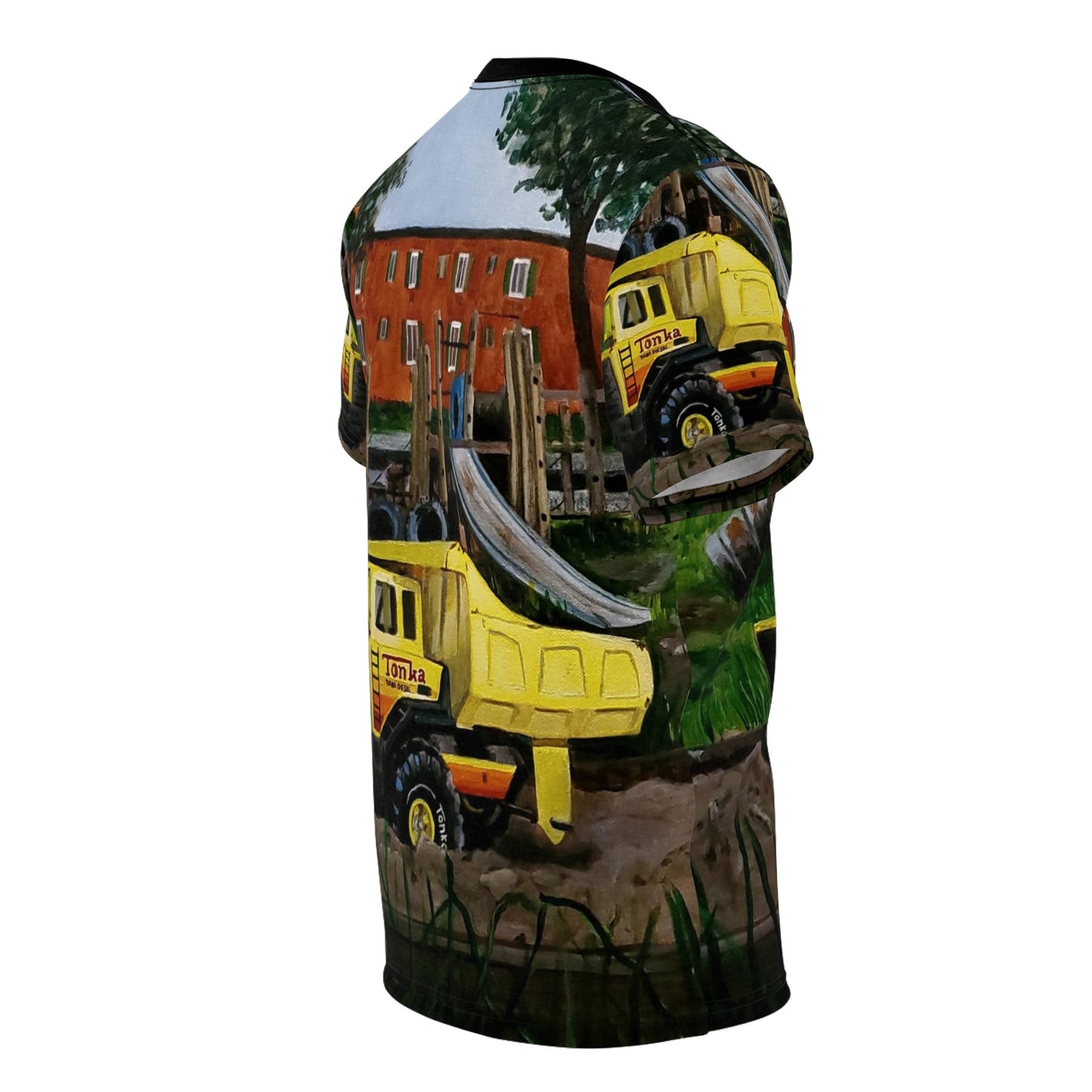 Toys in the Hood series #3 Unisex Cut & Sew Tee (AOP)
