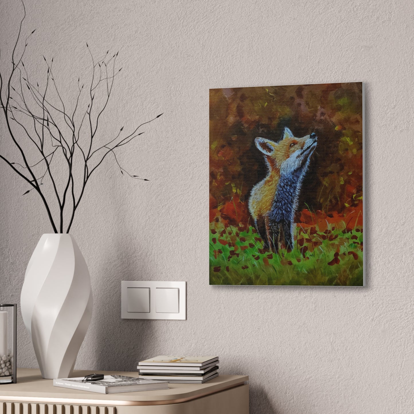 Fox, Canvas Stretched