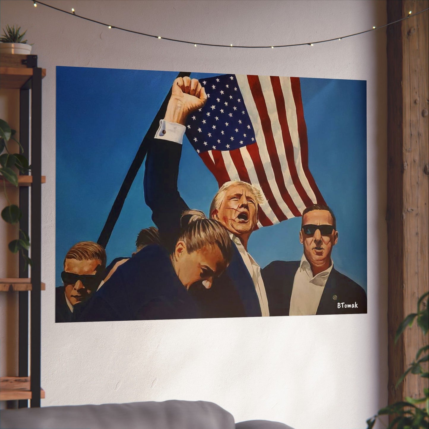 FIGHT! FIGHT! FIGHT! Matte Horizontal Posters