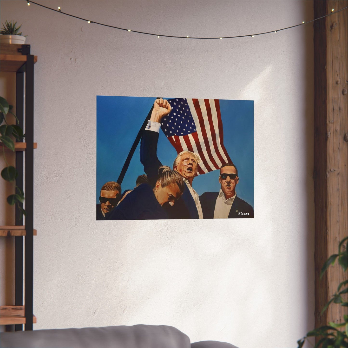 FIGHT! FIGHT! FIGHT! Matte Horizontal Posters