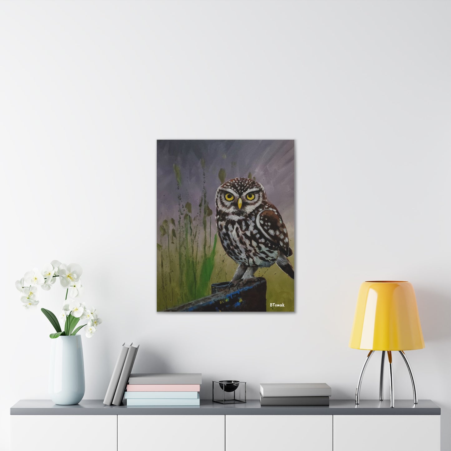 Owl Canvas Stretched