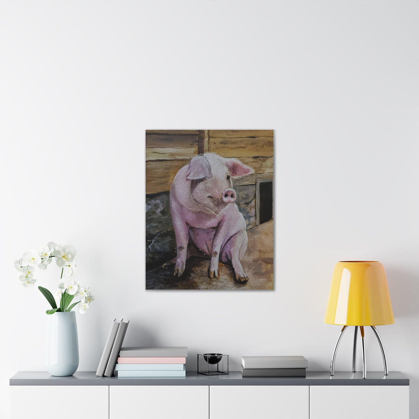 Hog Heaven Canvas Stretched, 0.75"