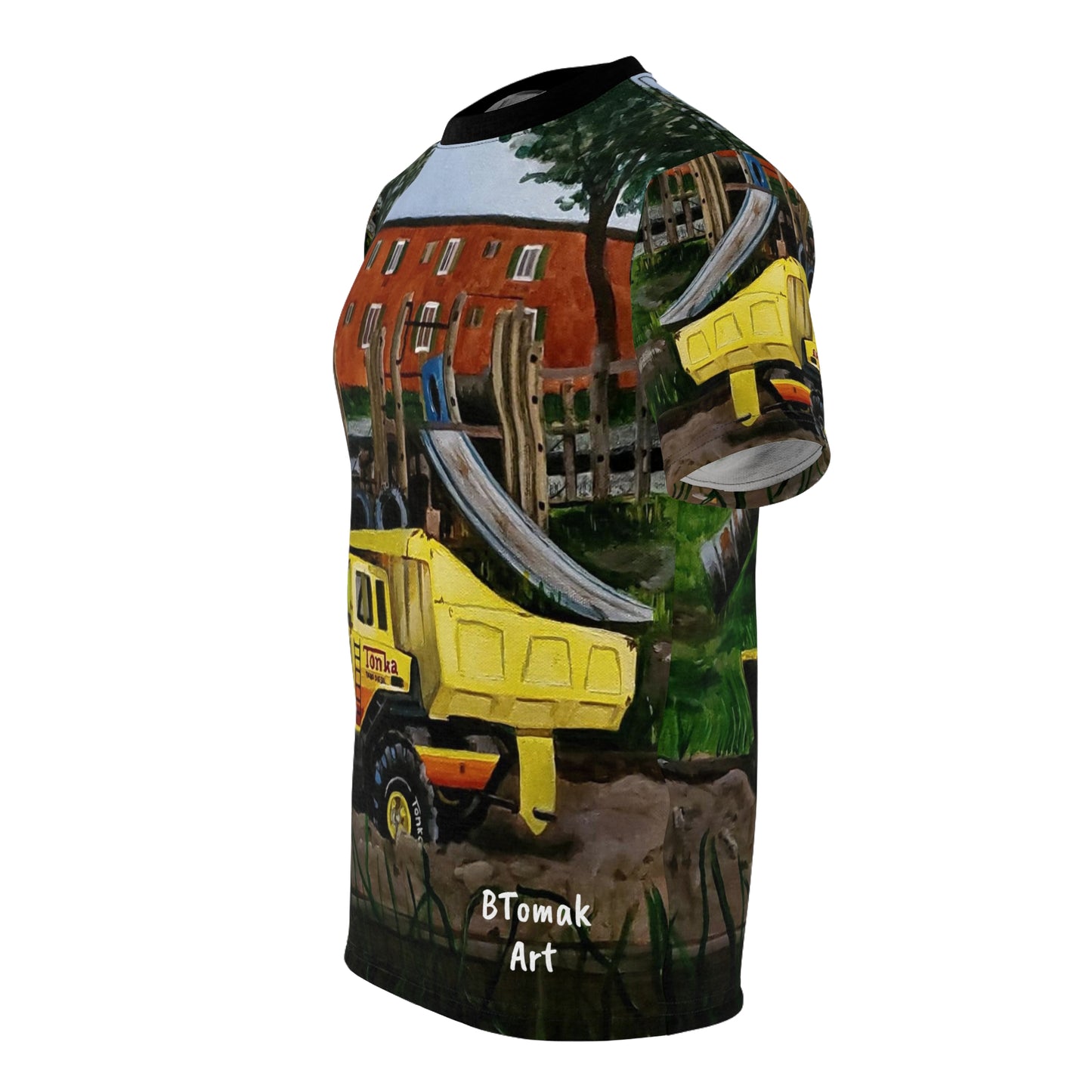 Toys in the Hood series #3 Unisex Cut & Sew Tee (AOP)