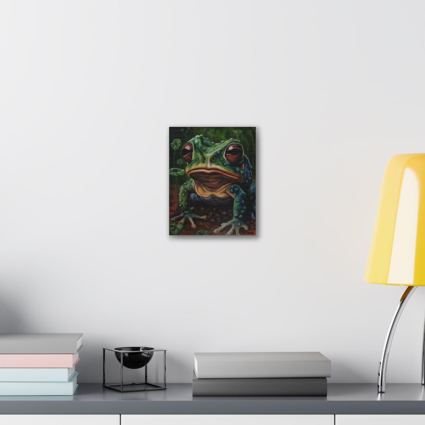Toad Canvas Stretched