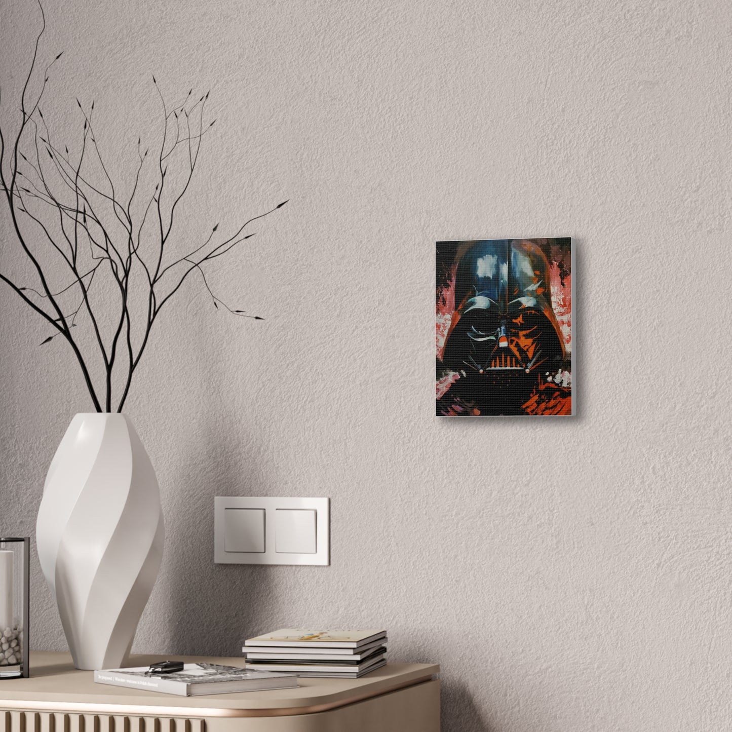 Darth Canvas Stretched, 0.75"