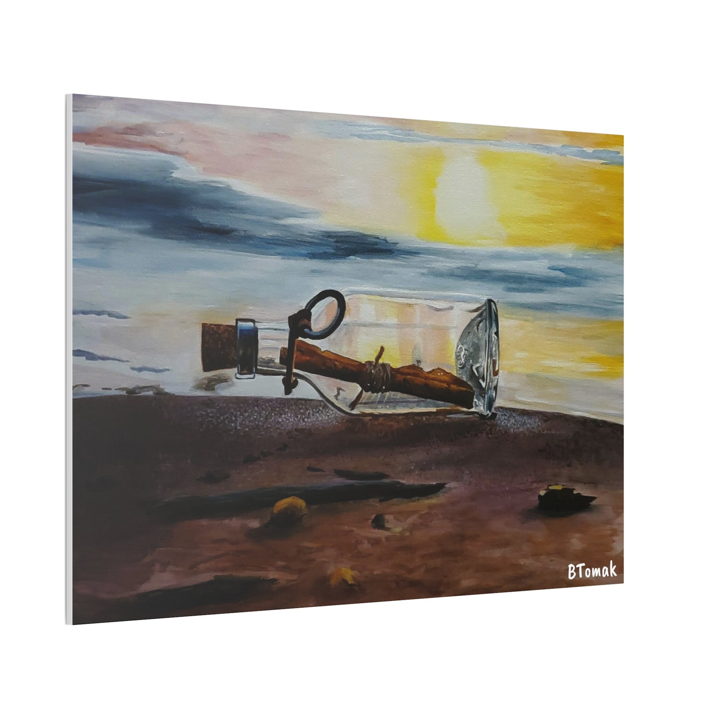 Message in a Bottle Canvas Stretched, 0.75"