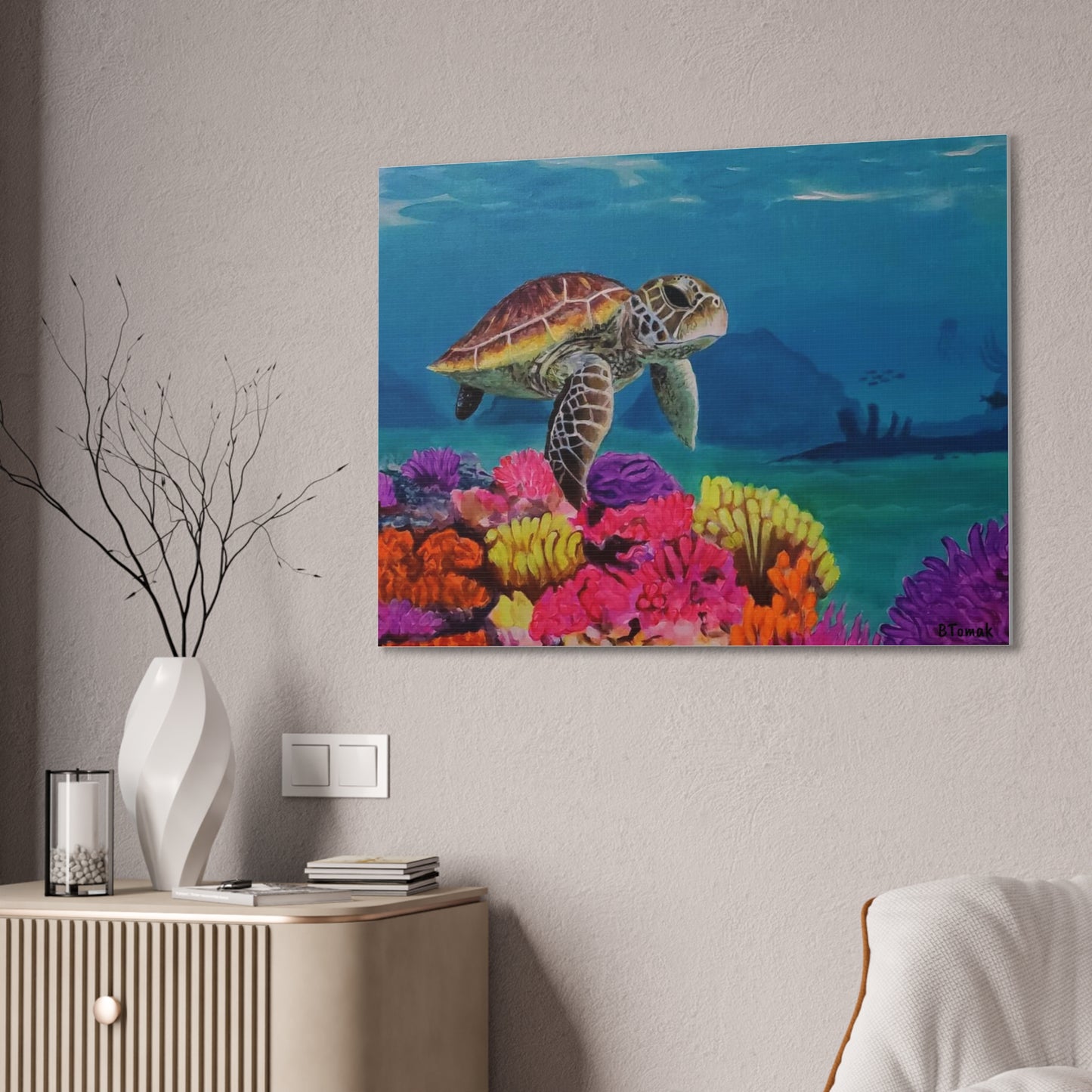 Tready Freddie Canvas Stretched