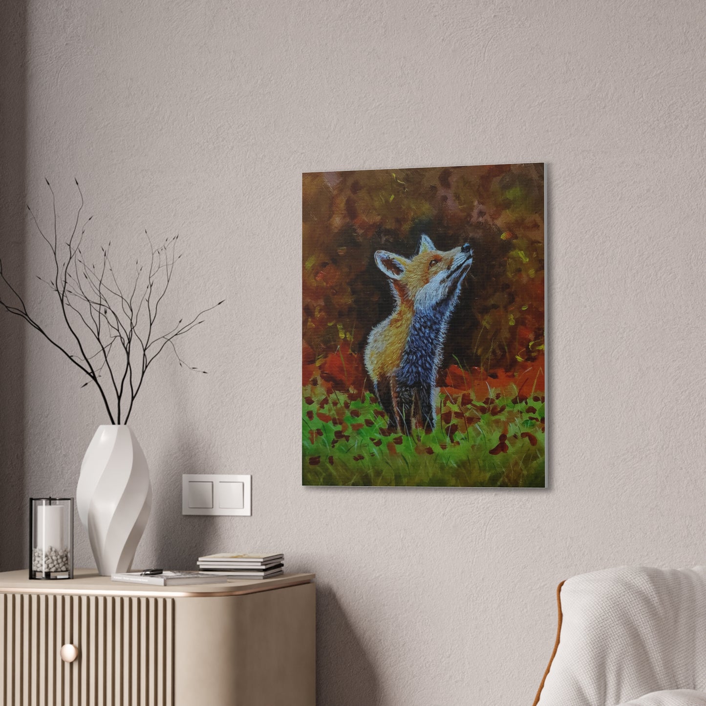 Fox, Canvas Stretched