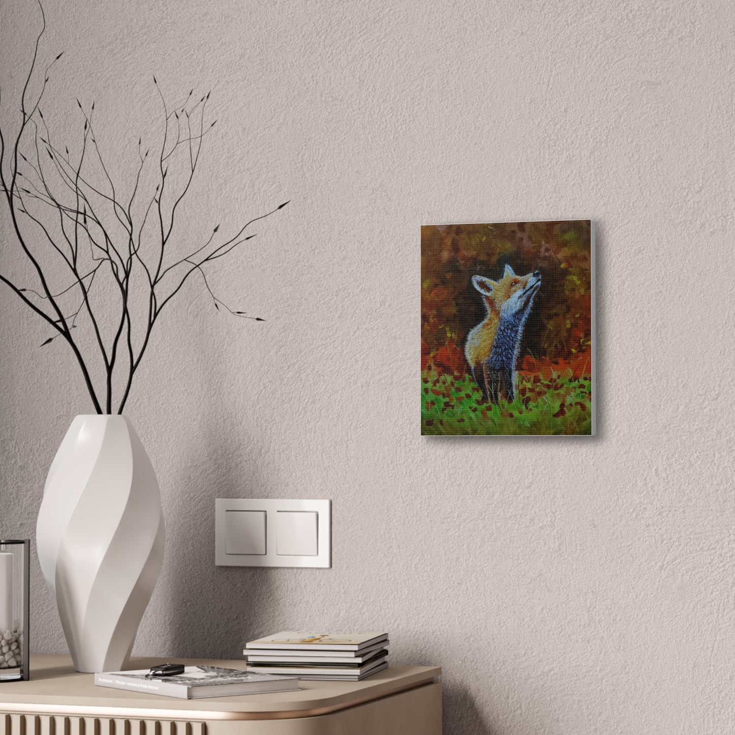 Fox, Canvas Stretched
