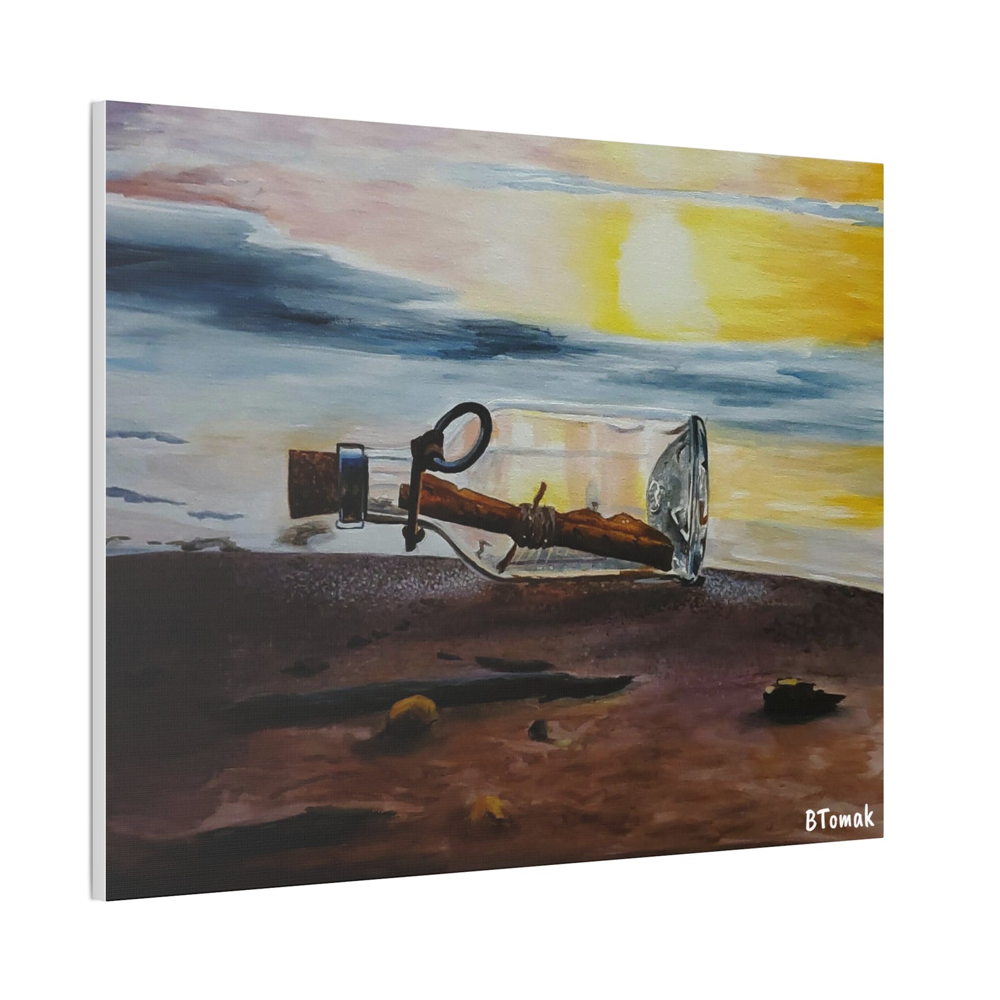 Message in a Bottle Canvas Stretched, 0.75"