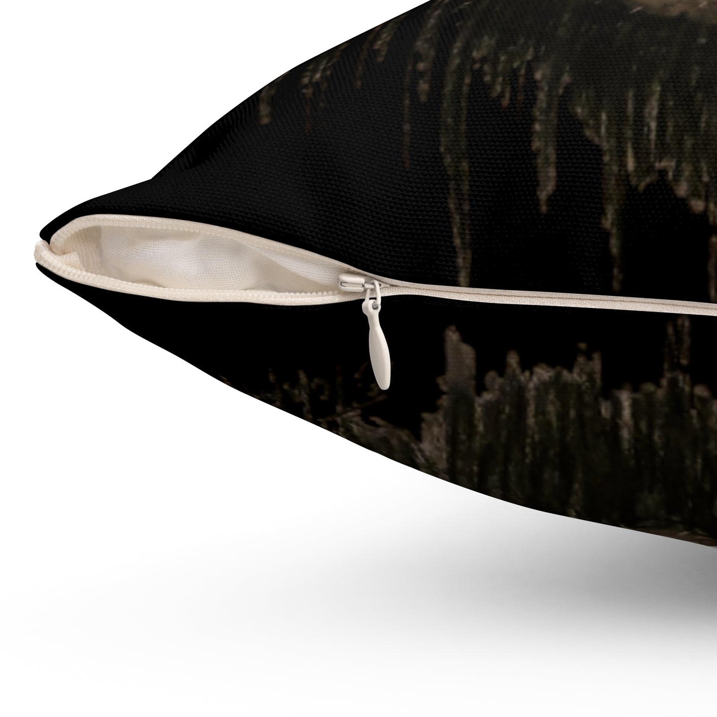 Graphite Witch Spun Polyester Square Pillow