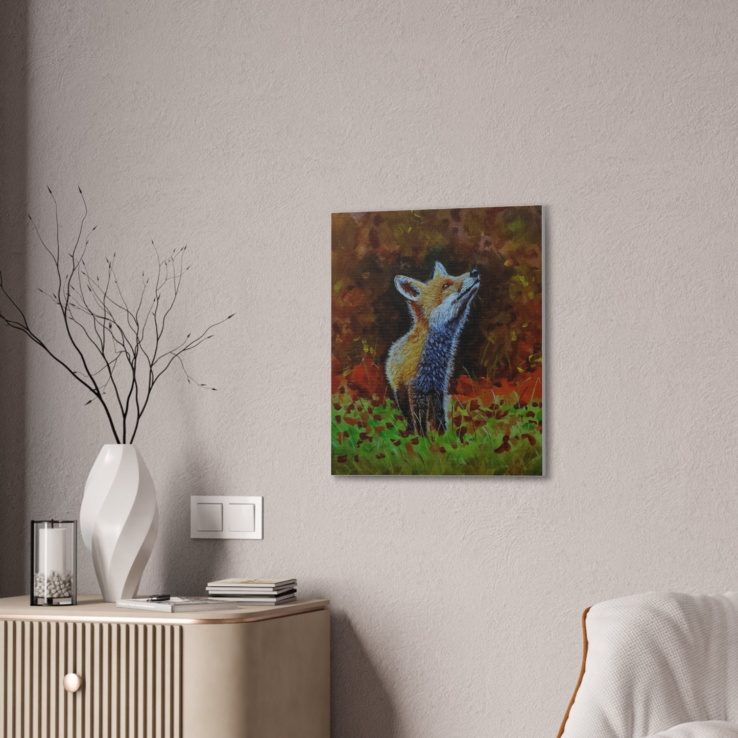 Fox, Canvas Stretched