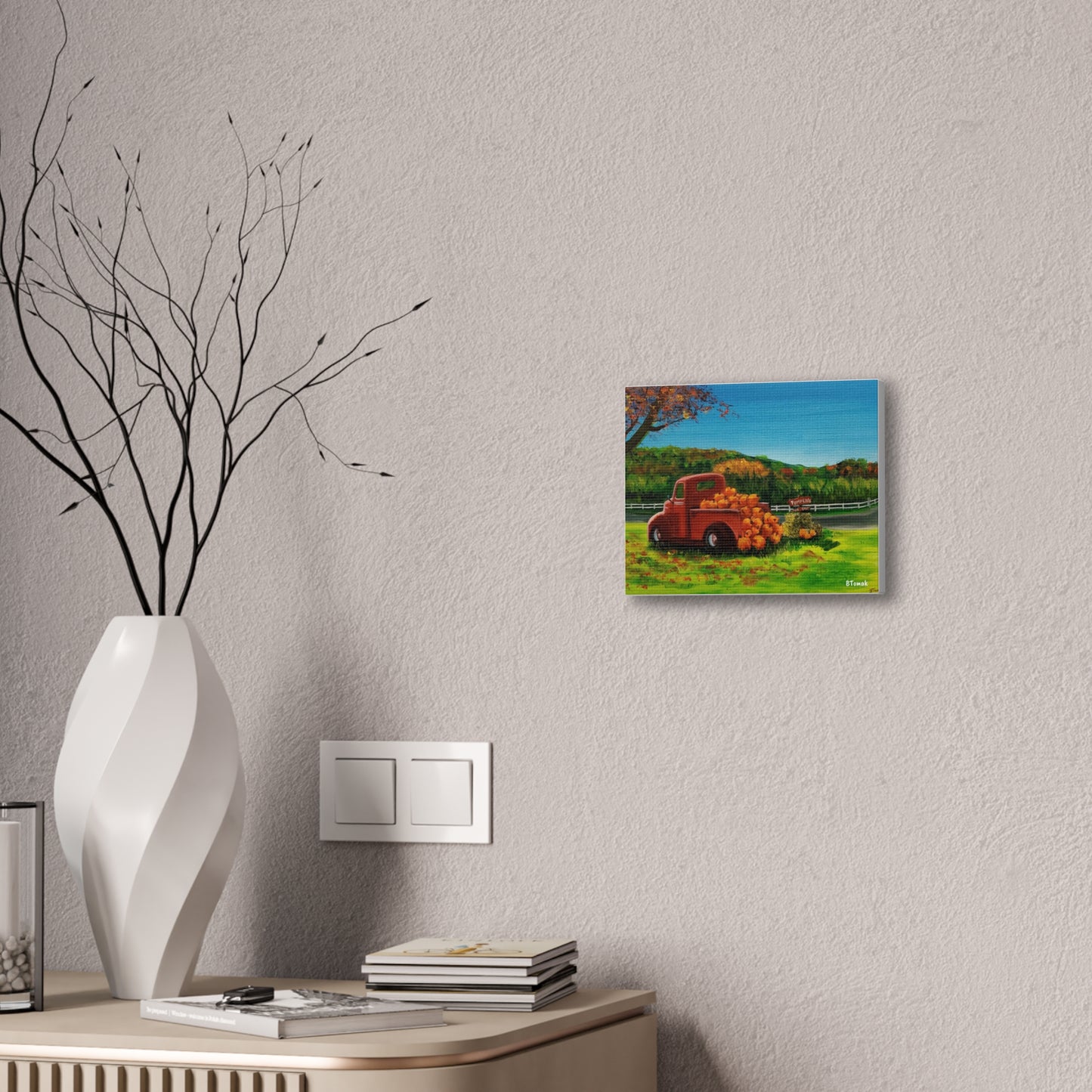 Pumpkins for Sale Canvas Stretched