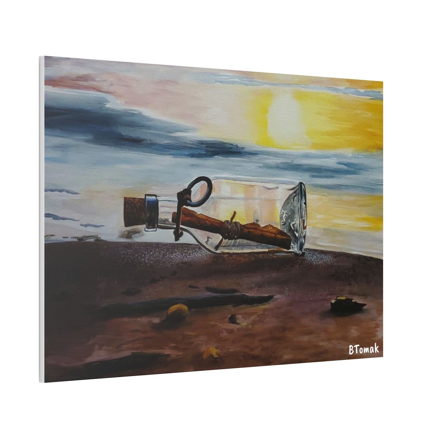 Message in a Bottle Canvas Stretched, 0.75"