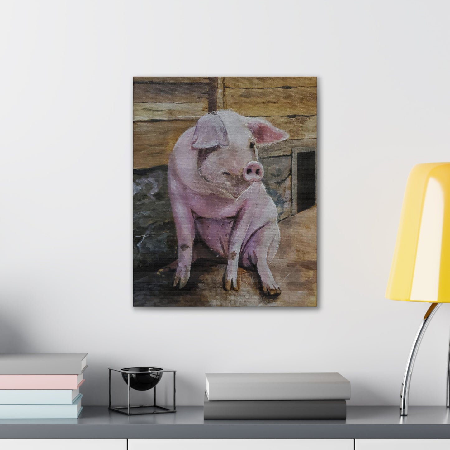Hog Heaven Canvas Stretched, 0.75"