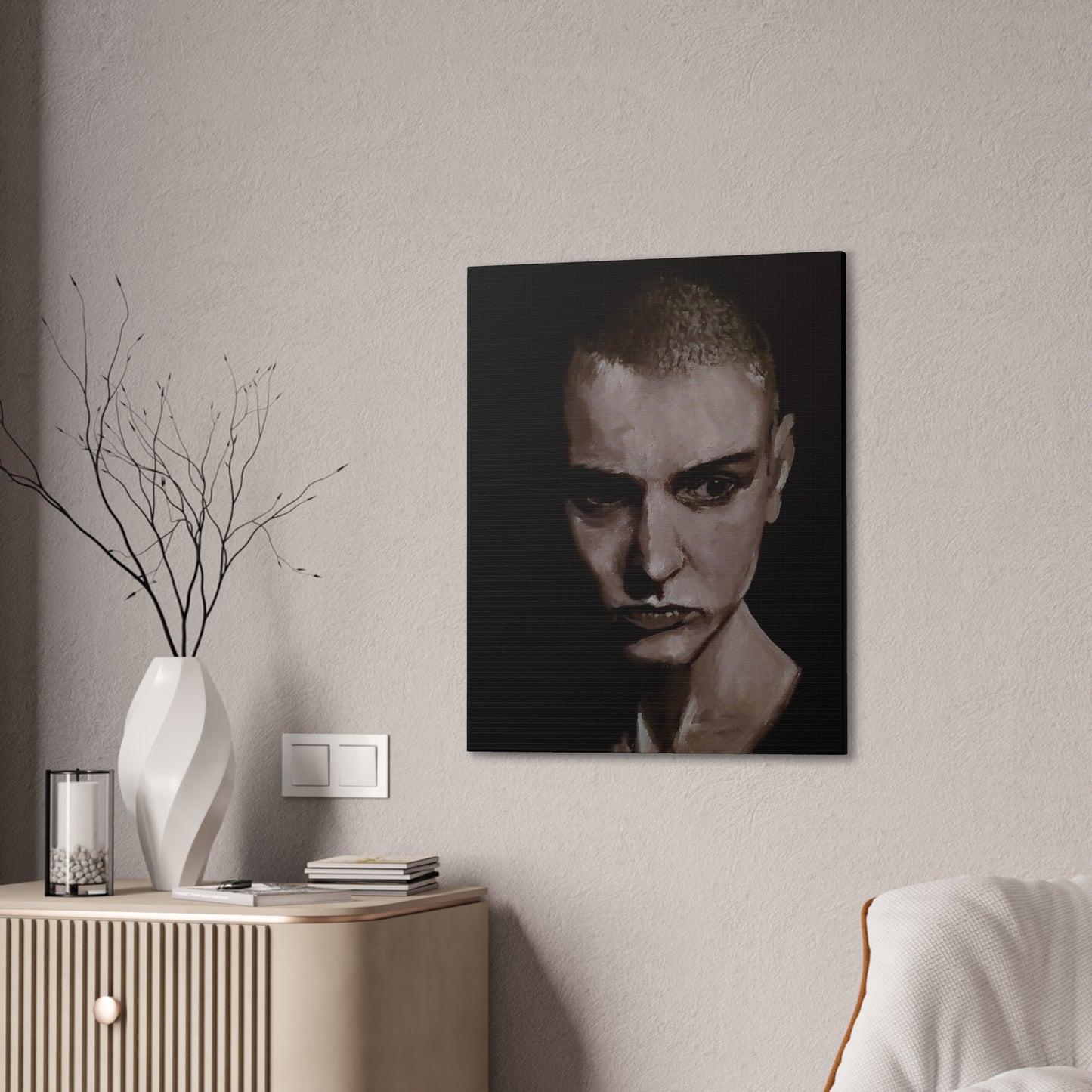 Sinead O'Connor Canvas Stretched, 0.75"