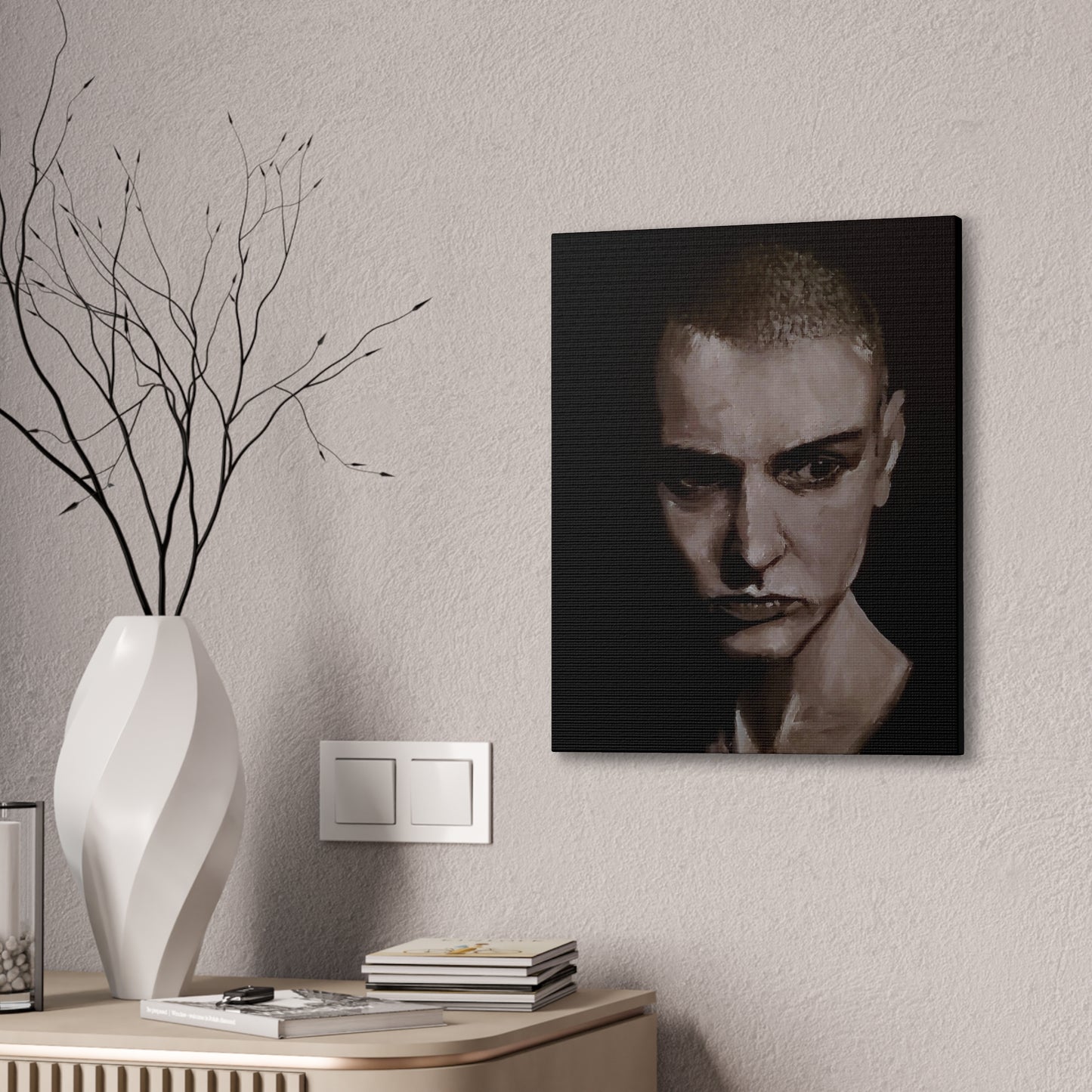 Sinead O'Connor Canvas Stretched, 0.75"