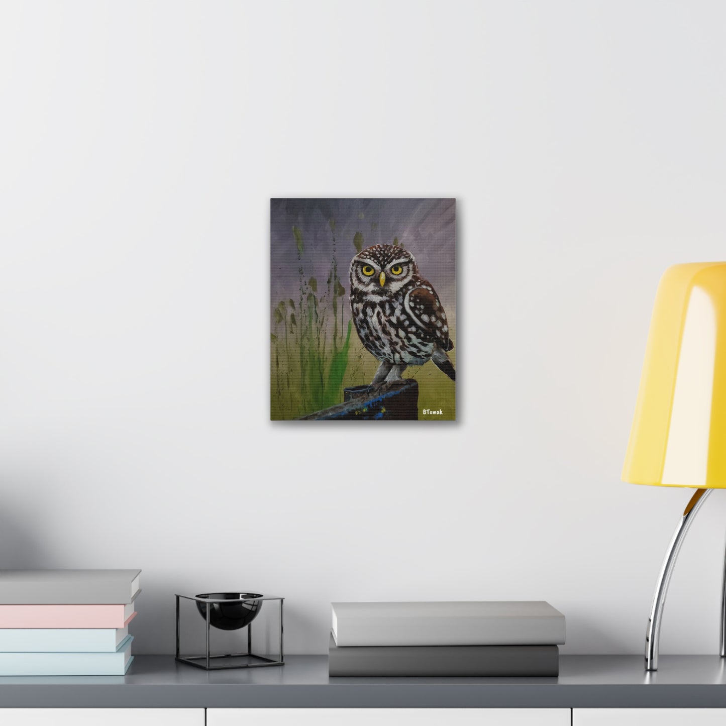 Owl Canvas Stretched