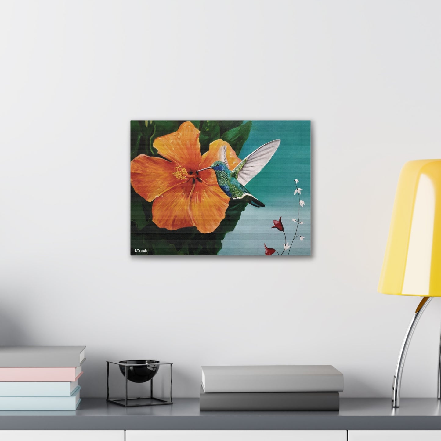 Humming Bird Canvas Stretched