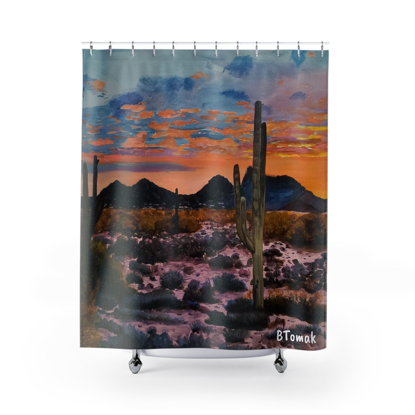 Desert Cactus Shower Curtains