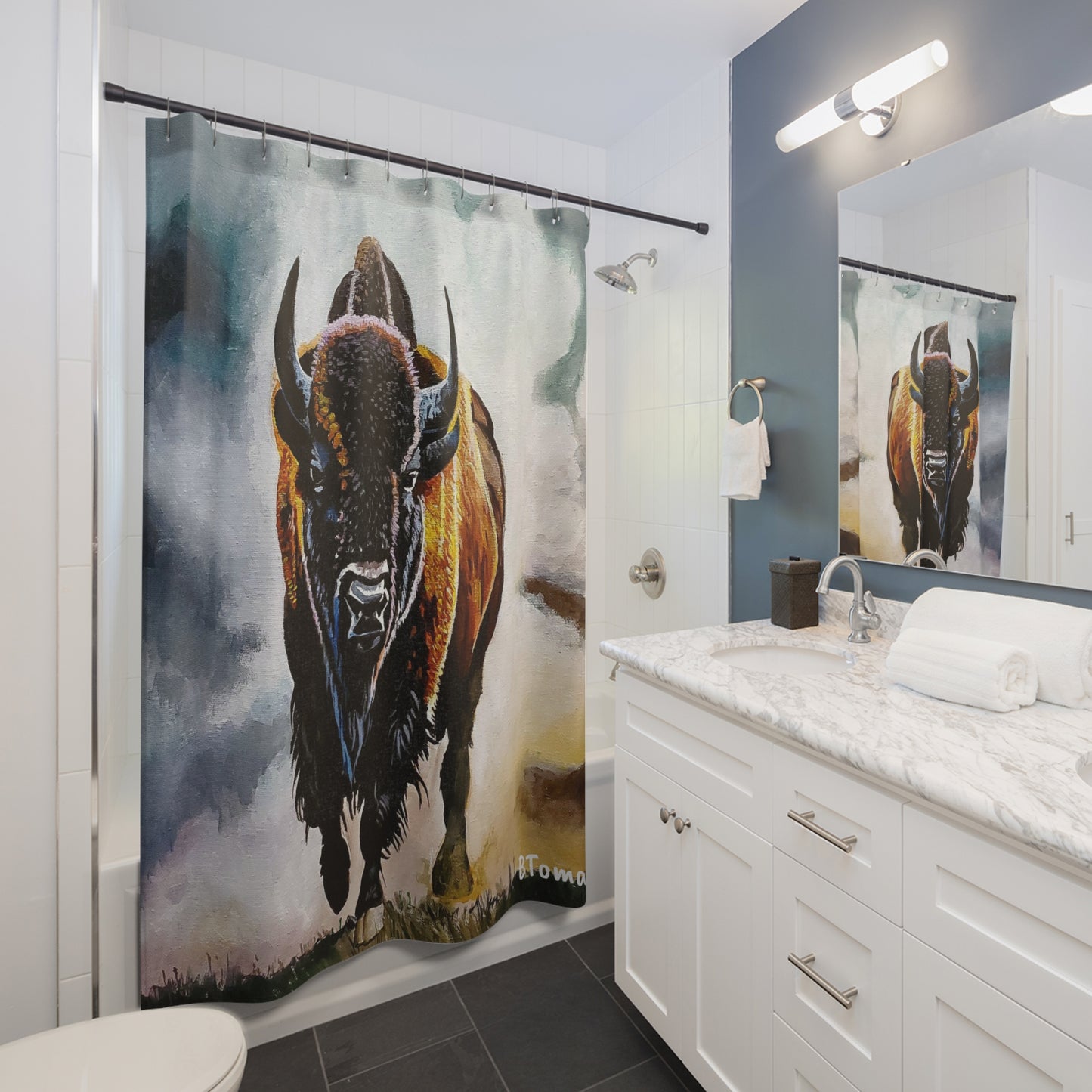 Buffalo Shower Curtains