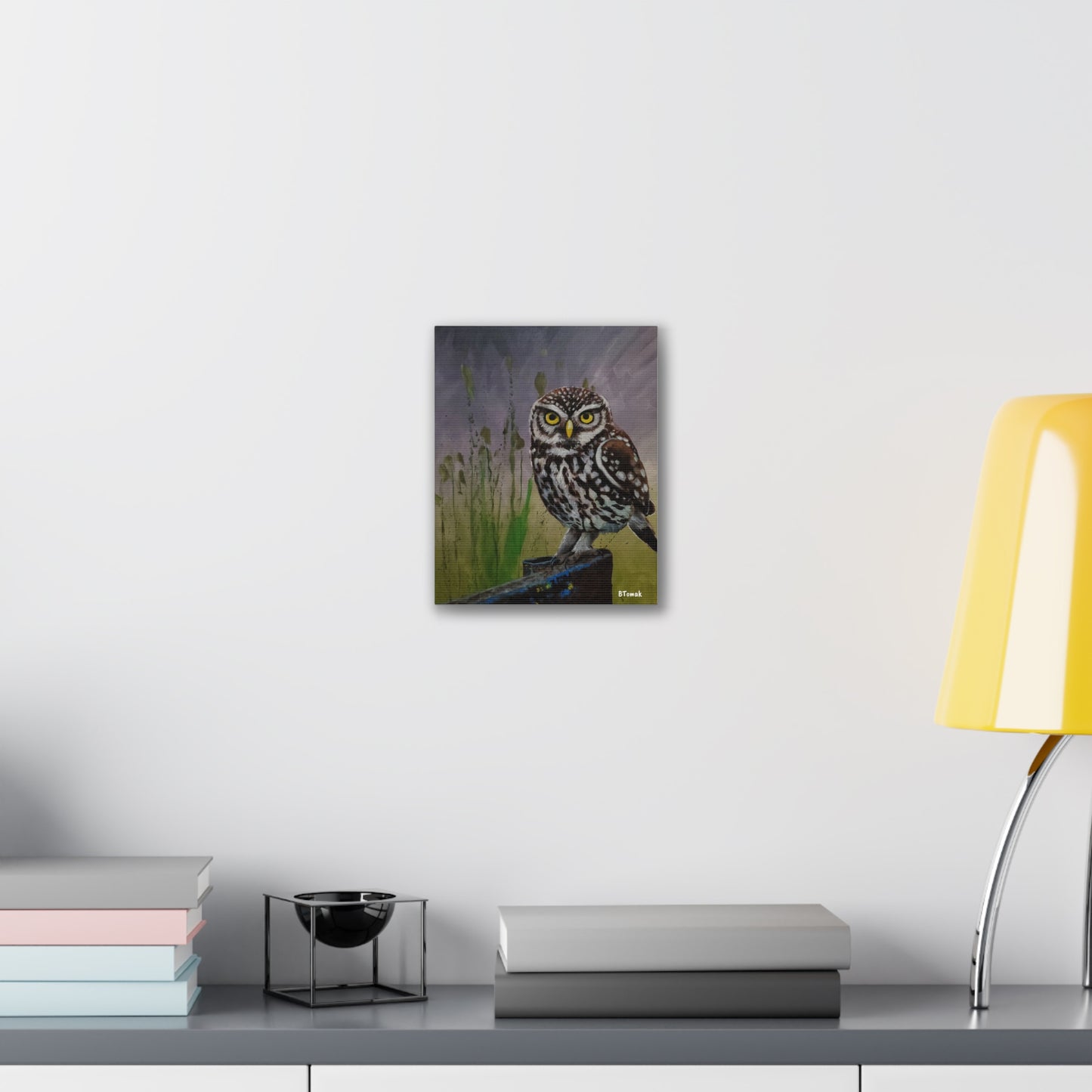 Owl Canvas Stretched