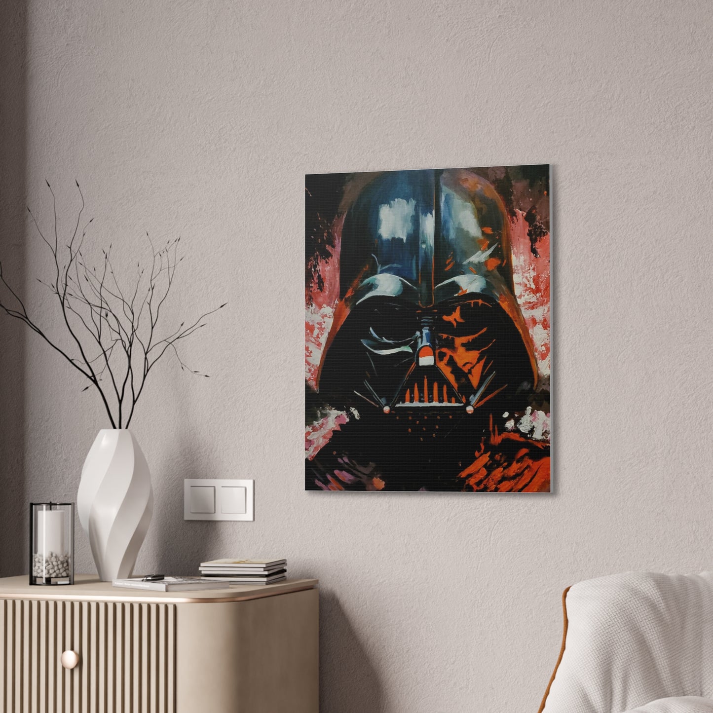 Darth Canvas Stretched, 0.75"