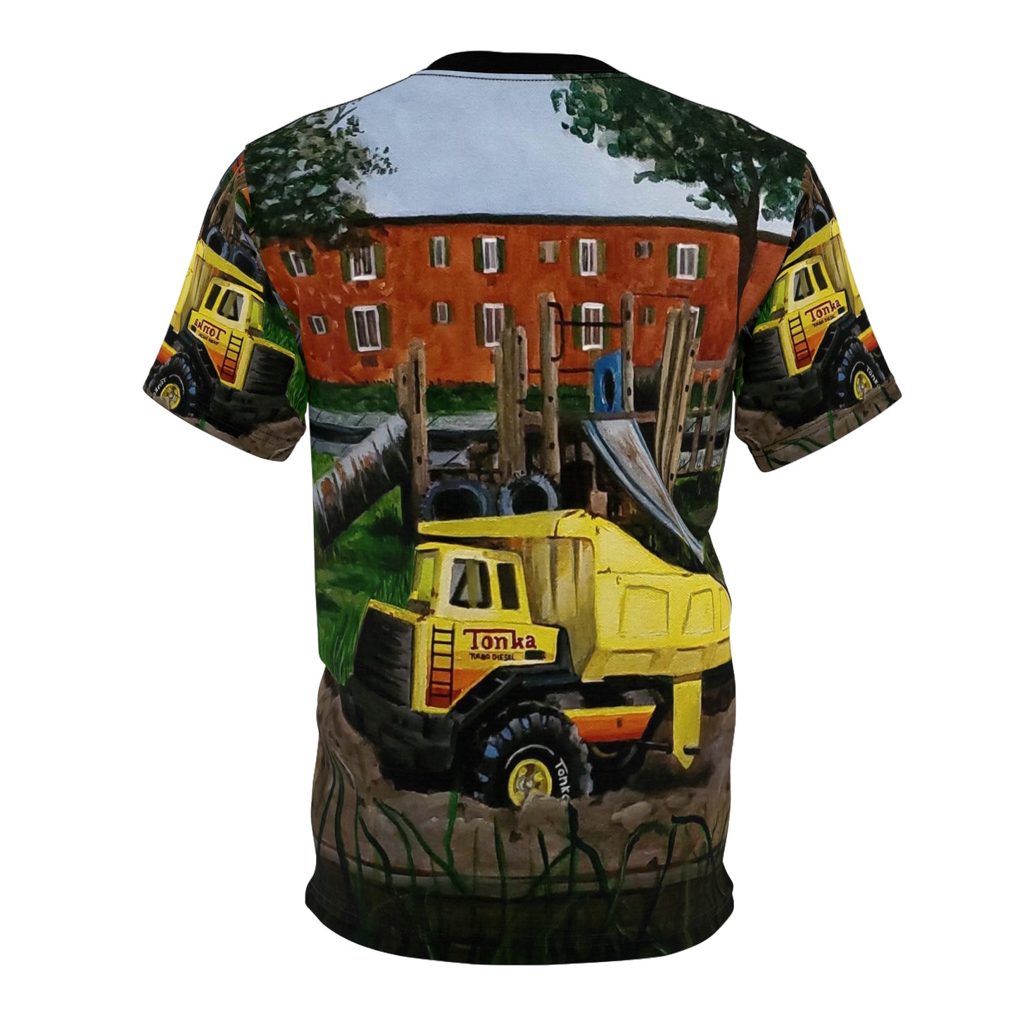 Toys in the Hood series #3 Unisex Cut & Sew Tee (AOP)