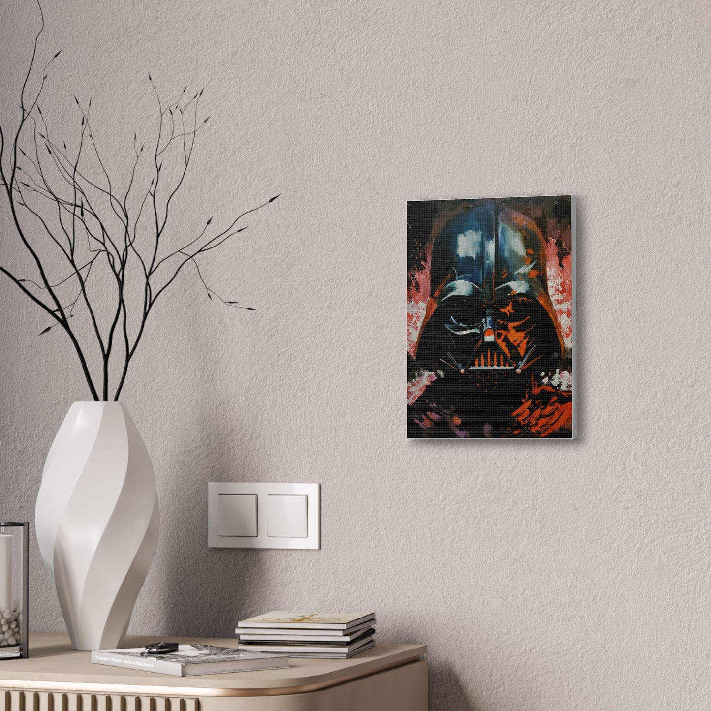 Darth Canvas Stretched, 0.75"