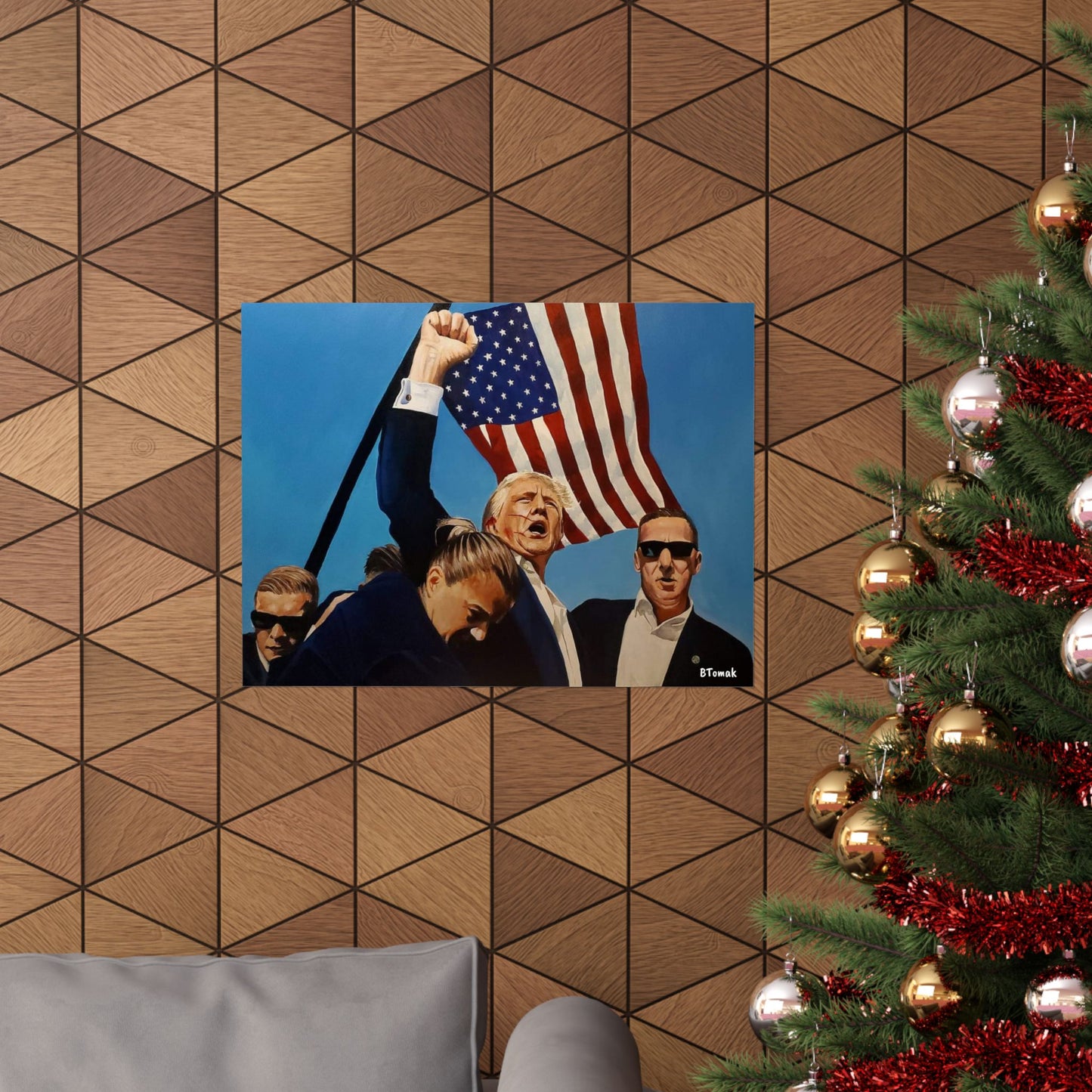 FIGHT! FIGHT! FIGHT! Matte Horizontal Posters