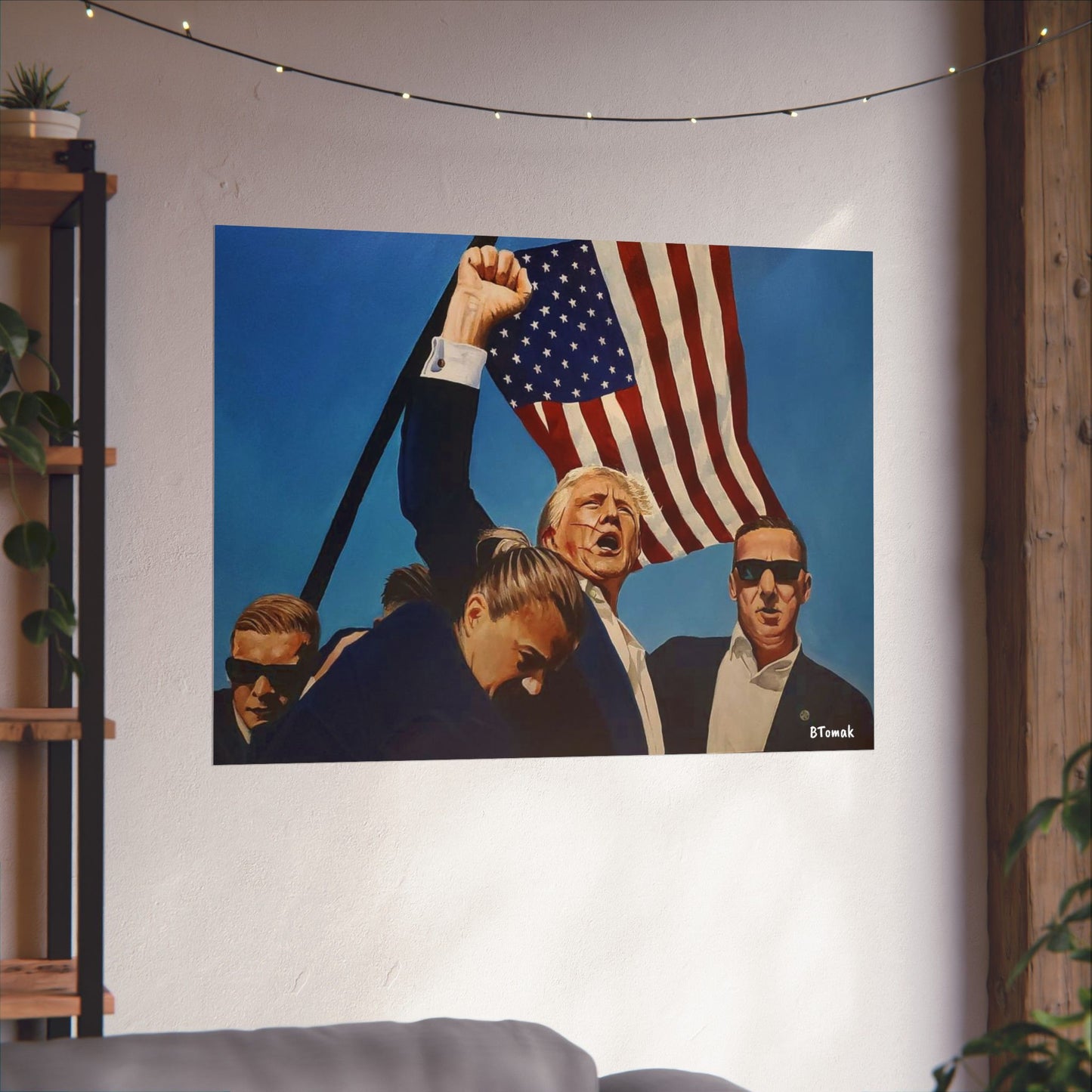 FIGHT! FIGHT! FIGHT! Matte Horizontal Posters