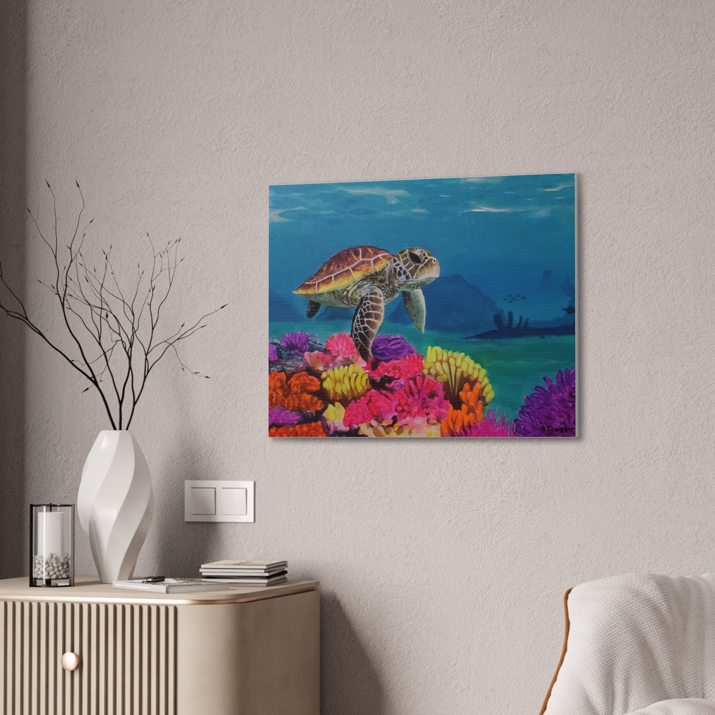 Tready Freddie Canvas Stretched