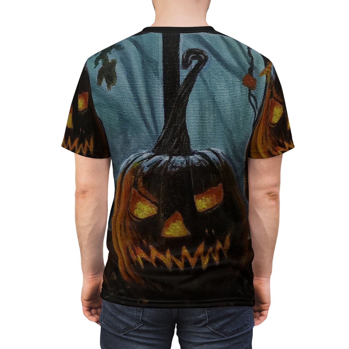 Jack O Lantern in the Window, Unisex (AOP)
