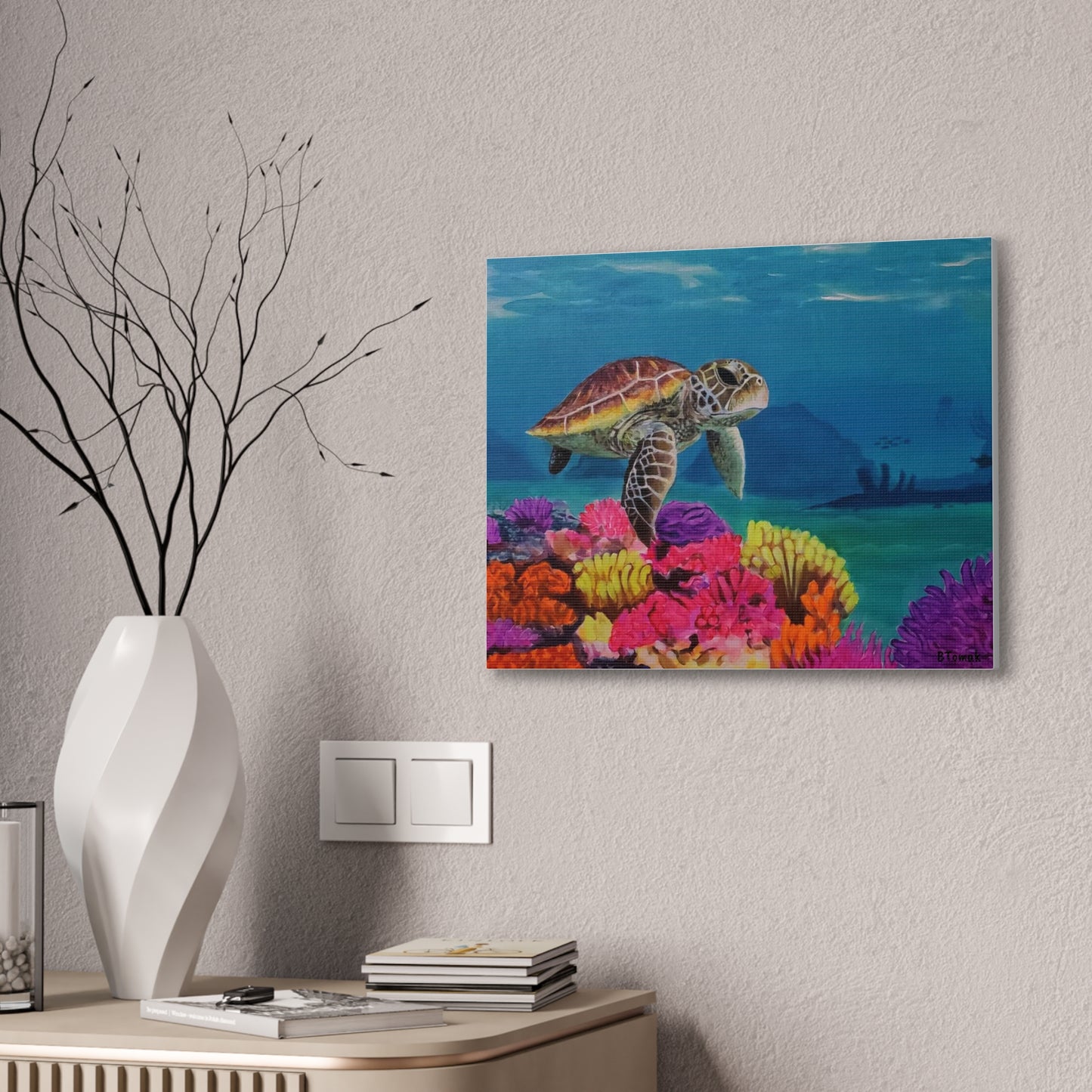 Tready Freddie Canvas Stretched