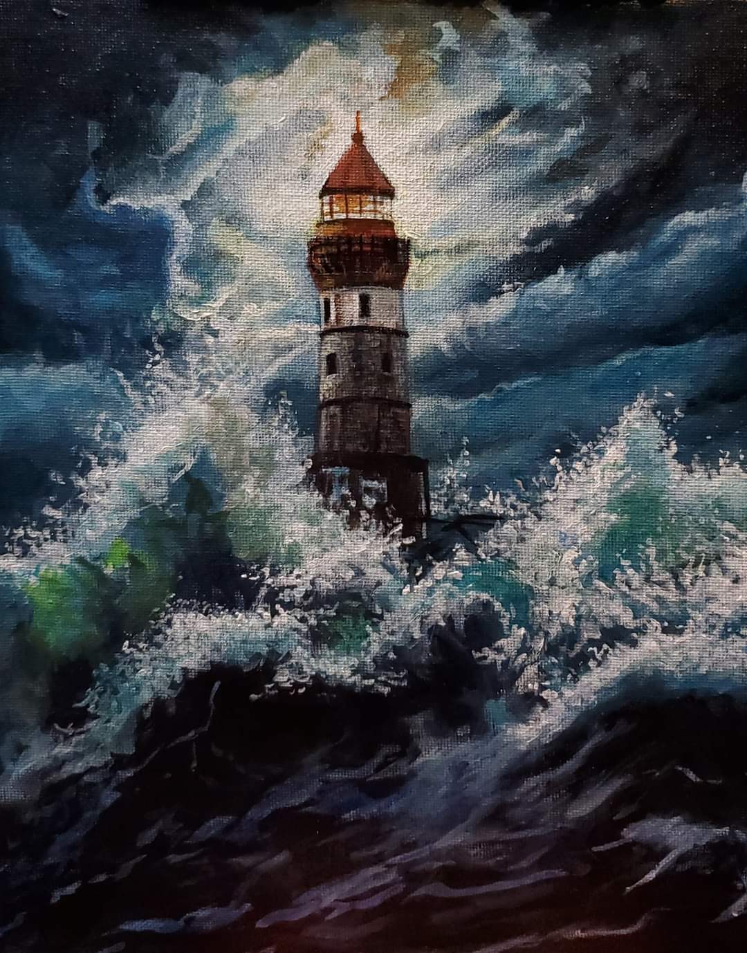 Angry seas