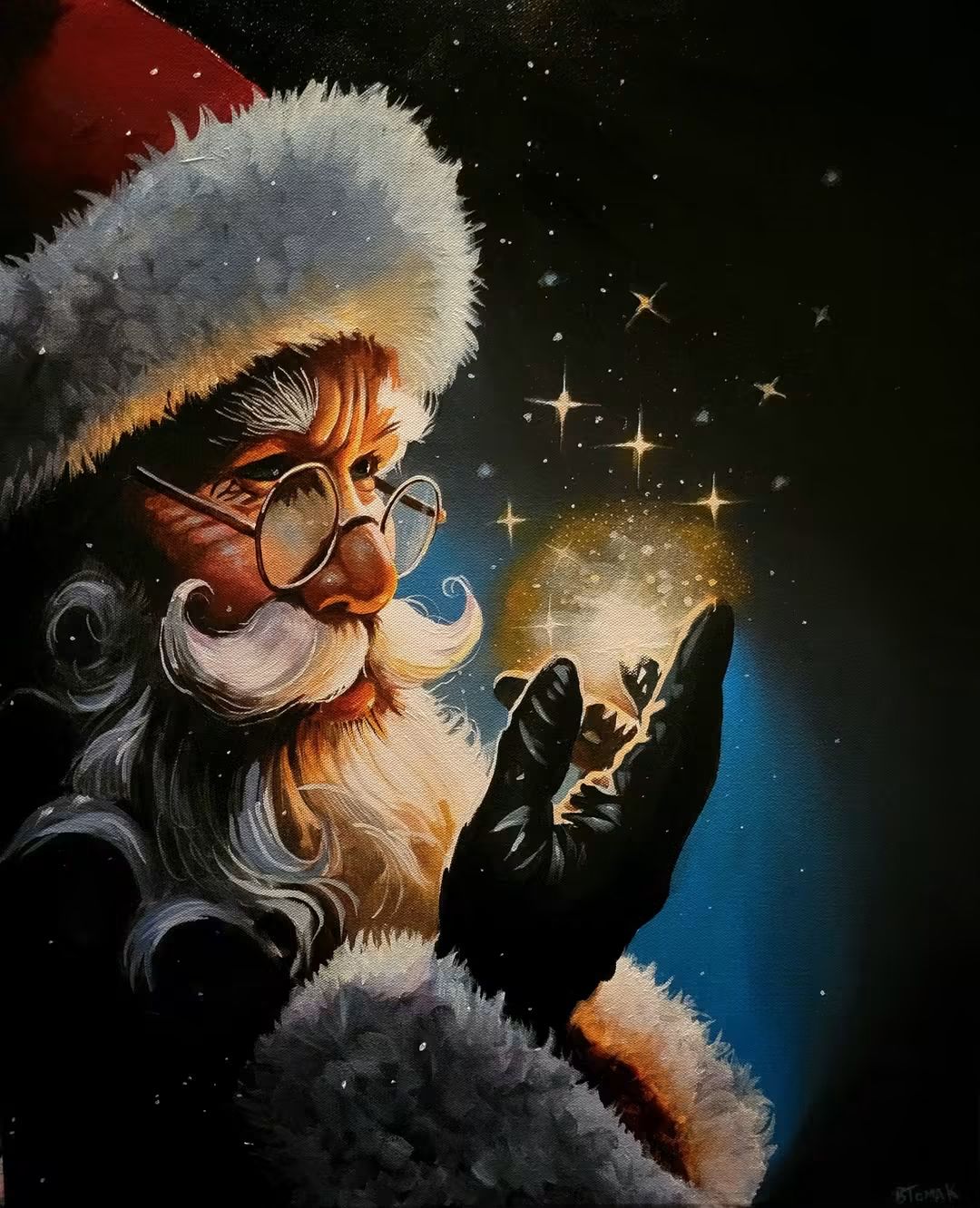 A Little Christmas Magic Print (3rd in the Santa series)