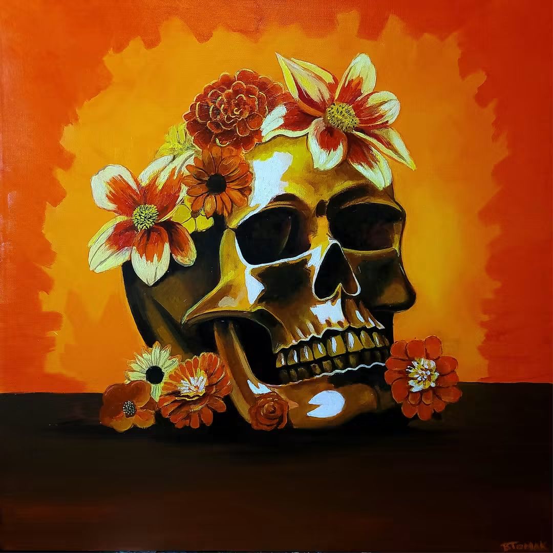 Orange Print
