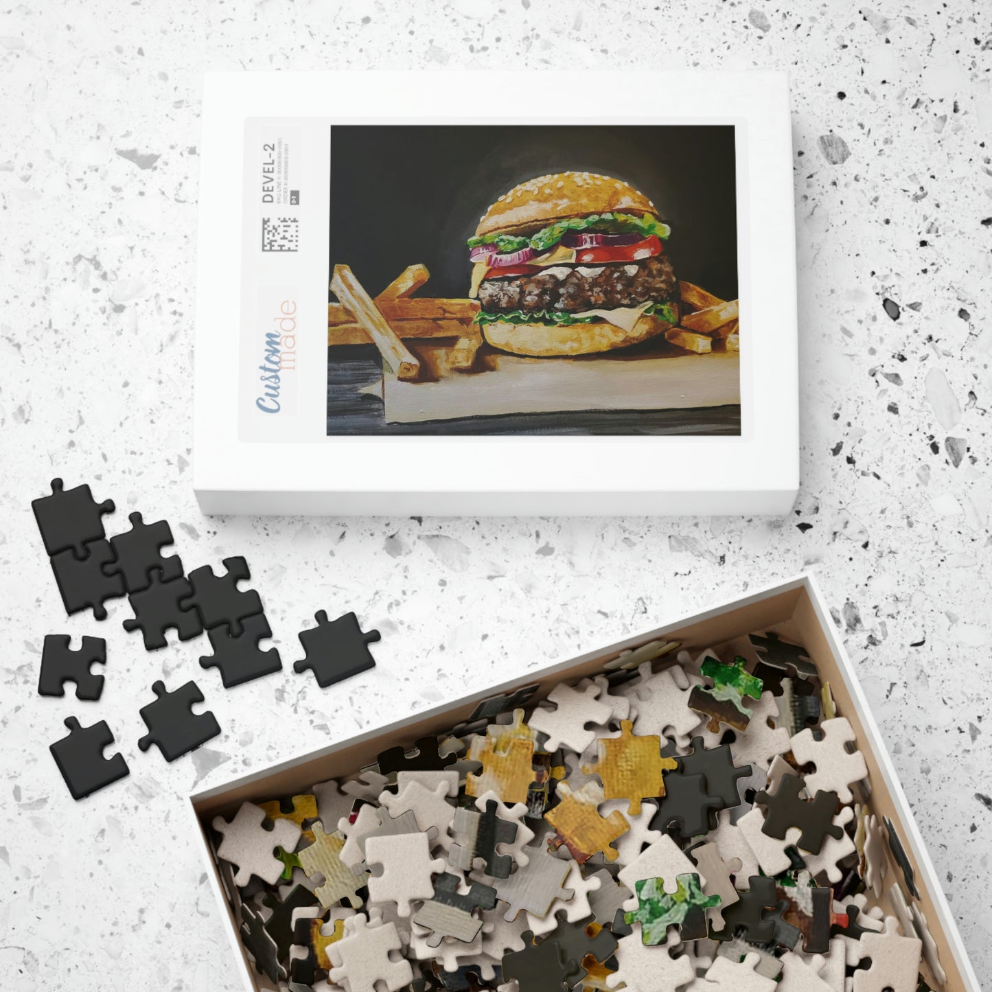 Burger and Fries Puzzle