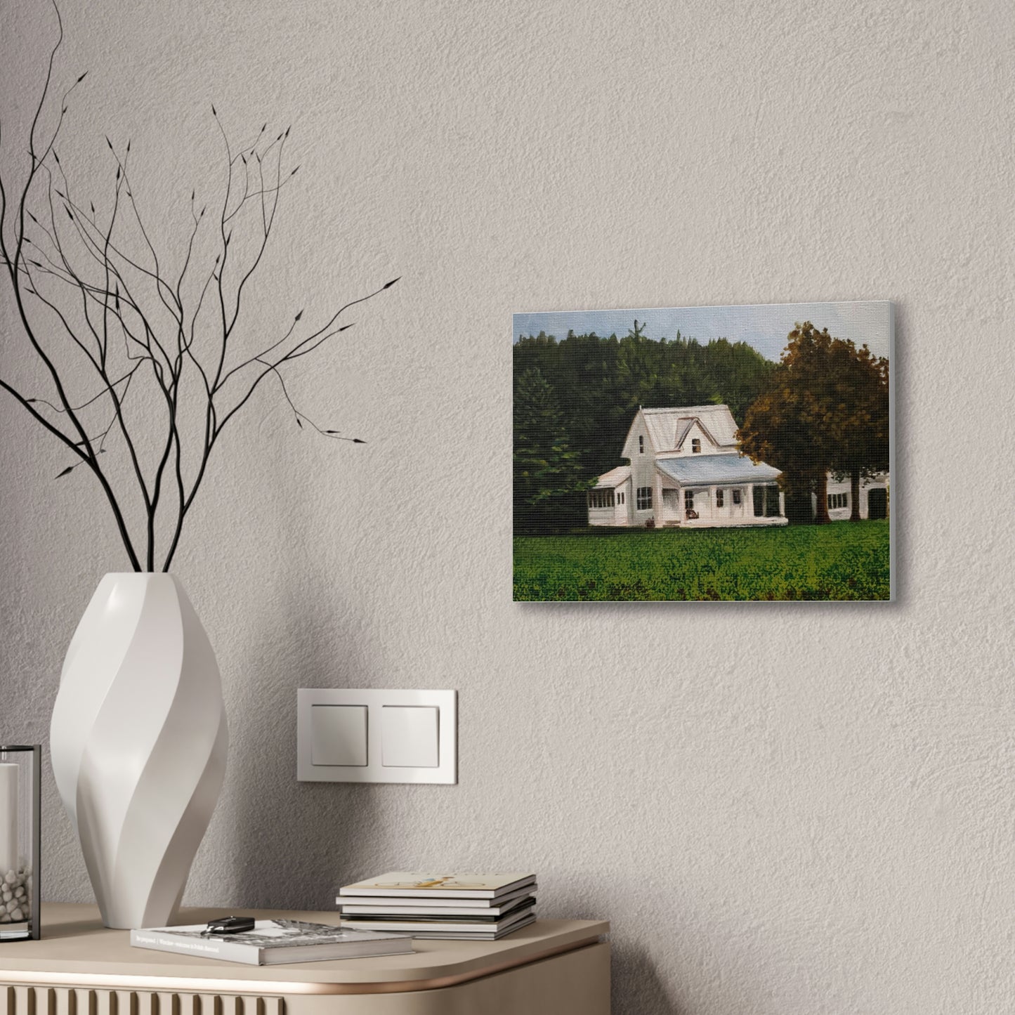 Farmhouse Canvas Stretched