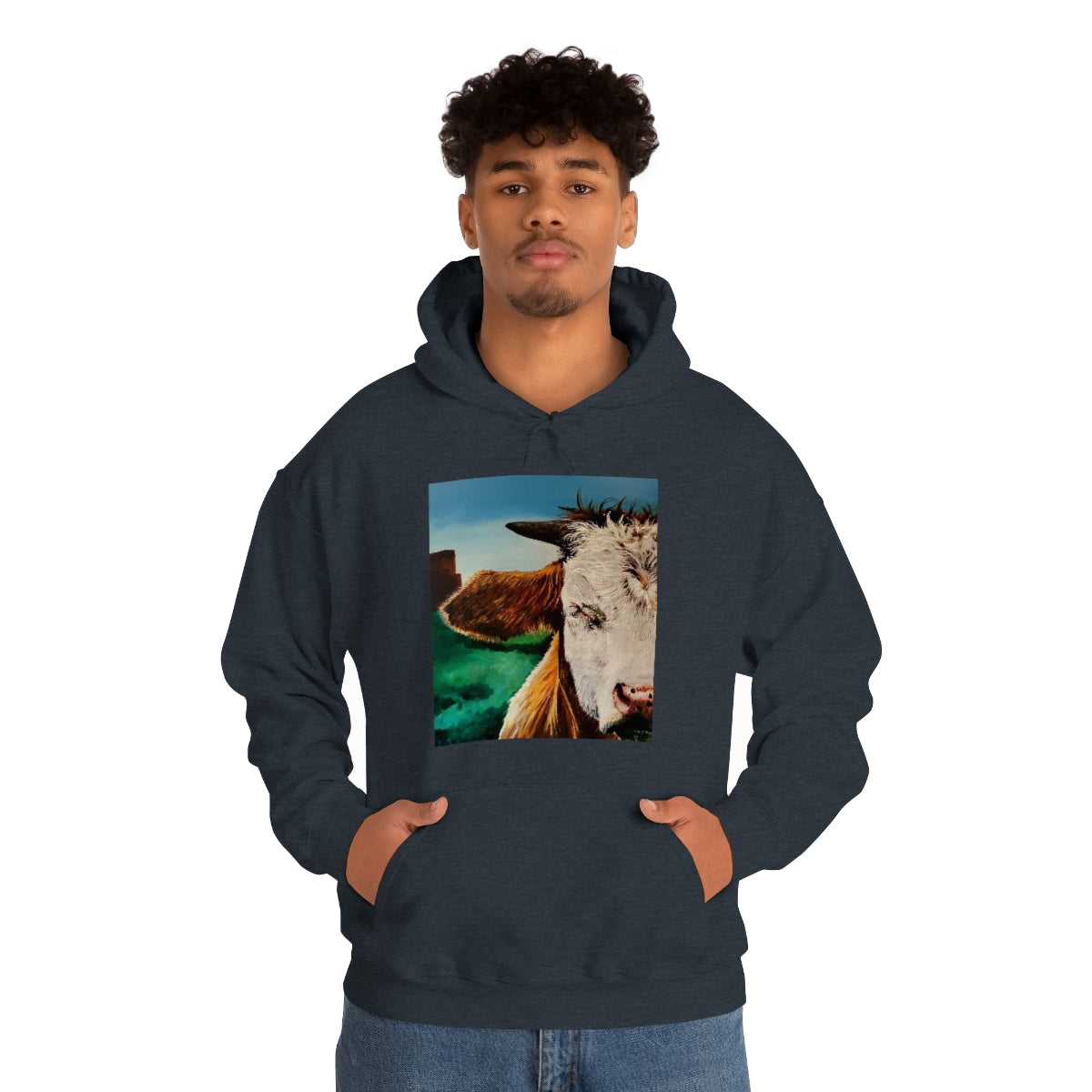 A Bunch of Bull Unisex Heavy Blend™ Hooded Sweatshirt