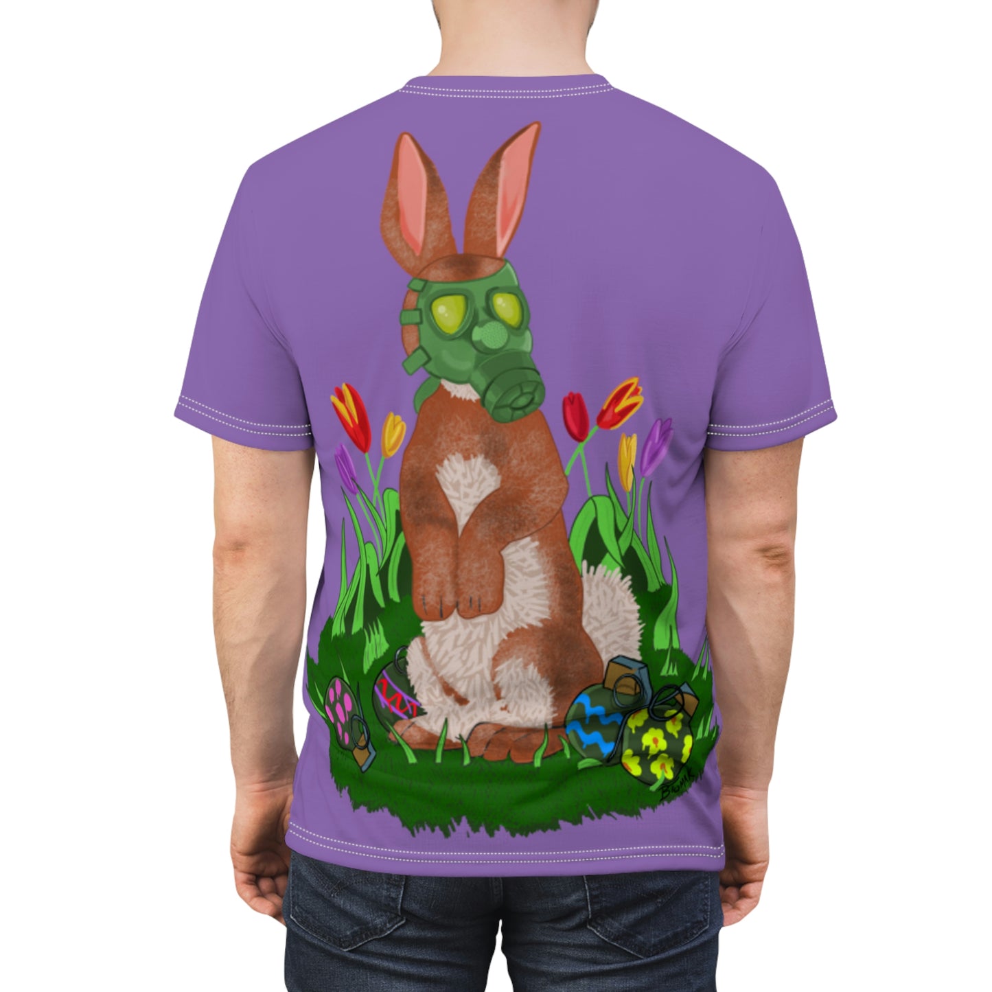 Easter Bunny 2023 Unisex AOP Cut & Sew Tee