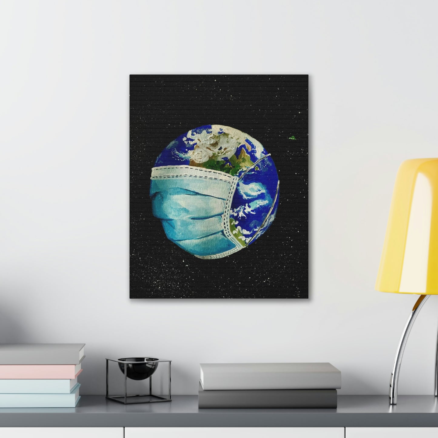 Sick World Canvas Stretched