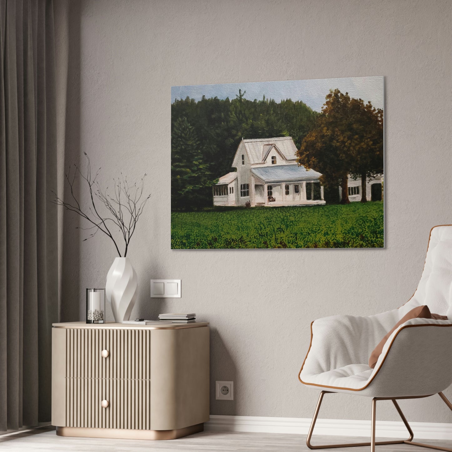 Farmhouse Canvas Stretched