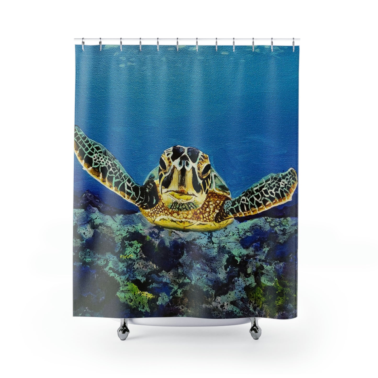 Sea Turtle Shower Curtains