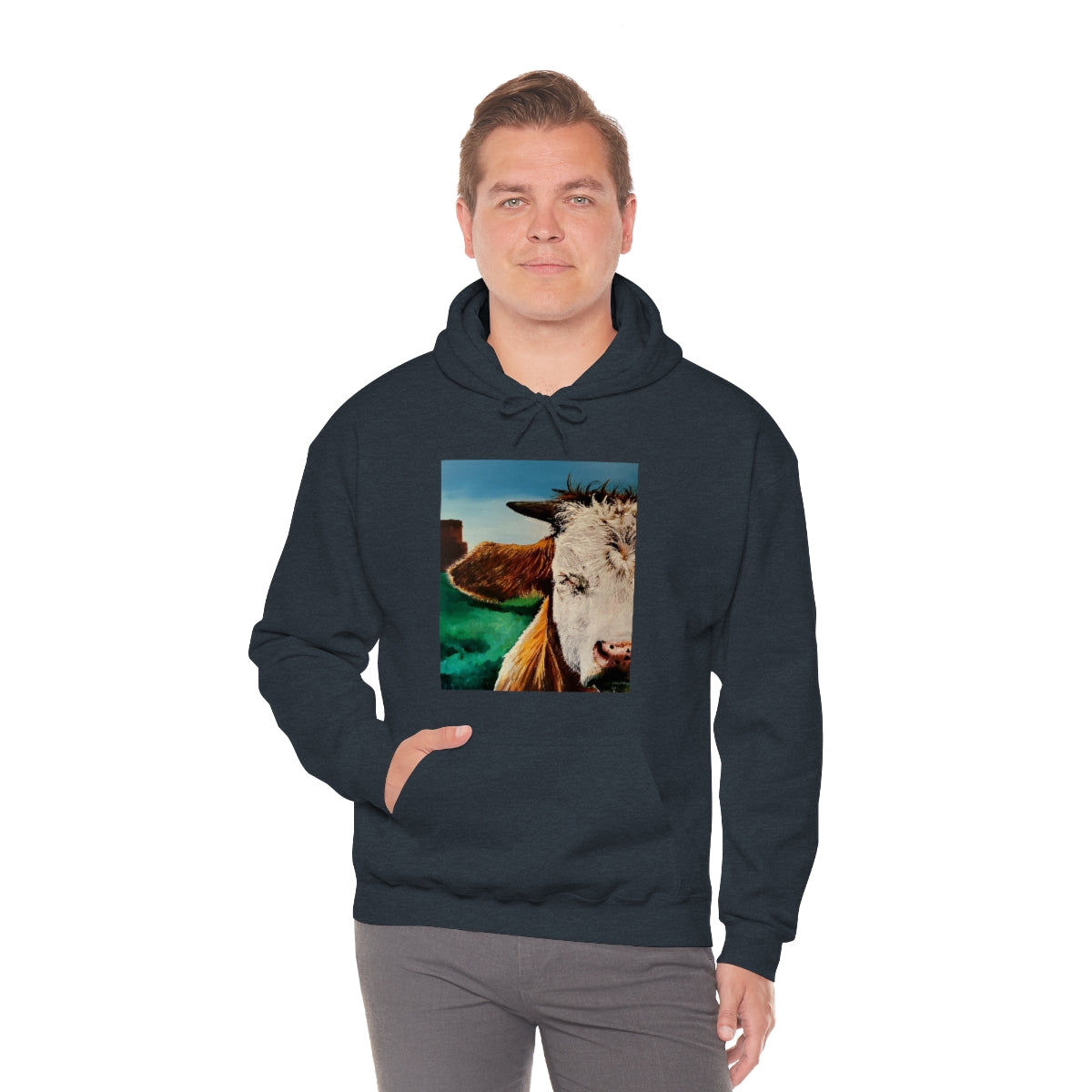 A Bunch of Bull Unisex Heavy Blend™ Hooded Sweatshirt