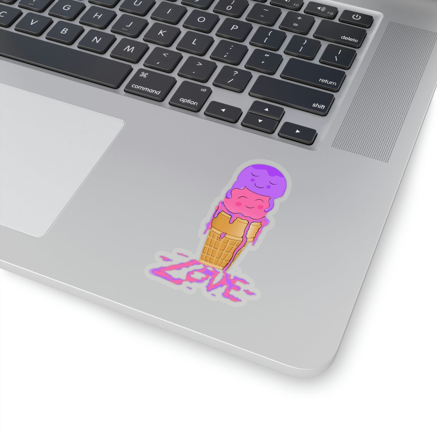 Scoops of Love Kiss-Cut Stickers