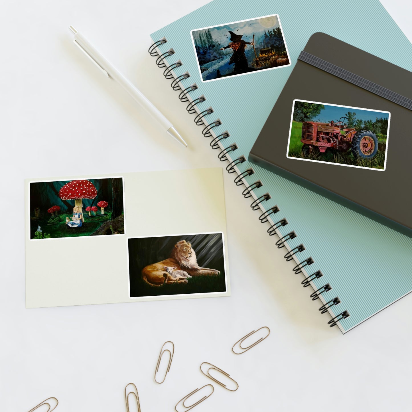 Original Artwork Collage Sticker Sheets