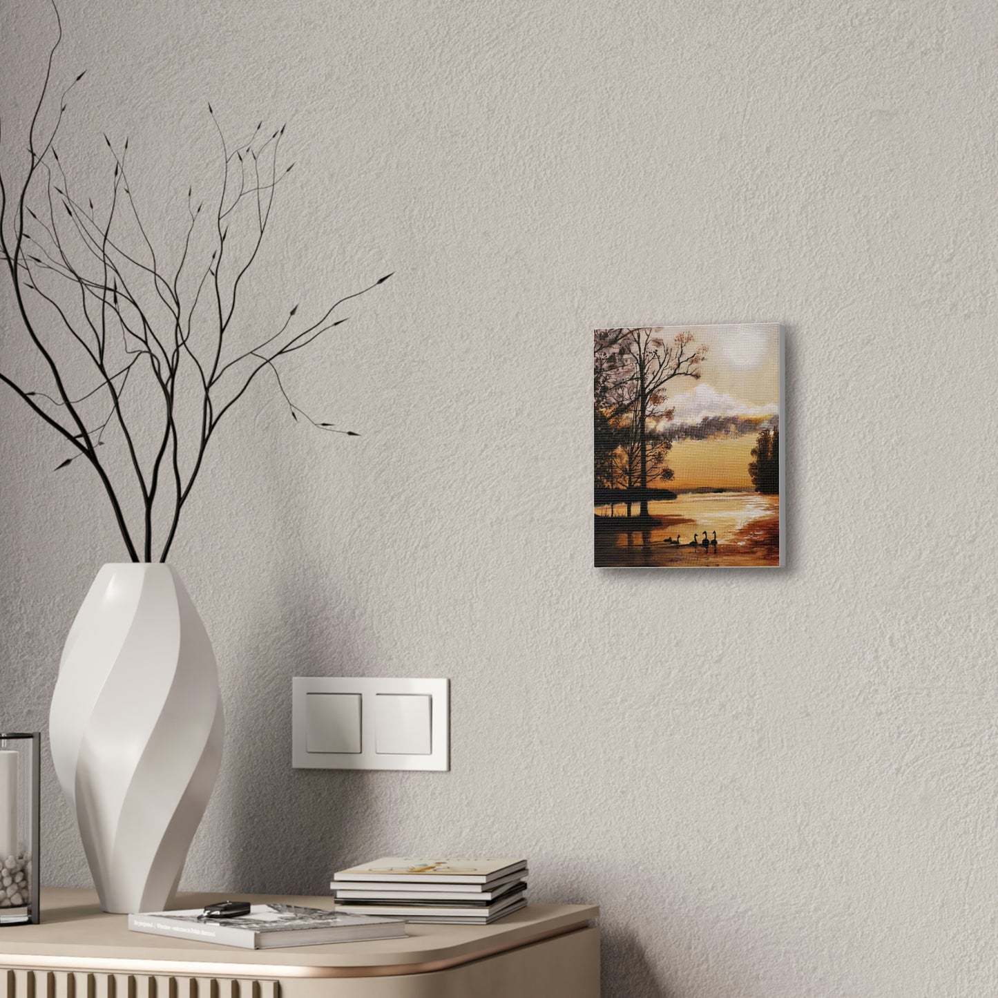 Serenity's Sunset Canvas Stretched, 0.75"