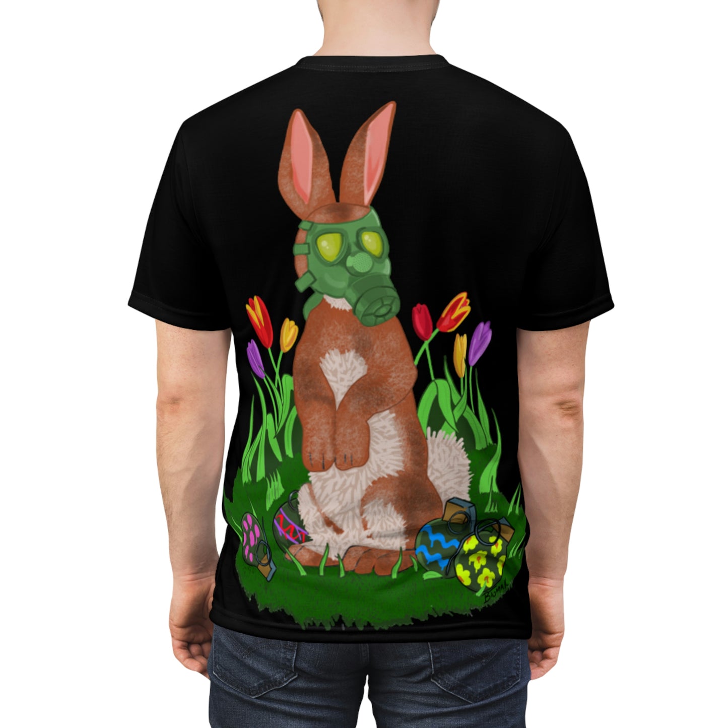 Easter Bunny 2023 Unisex AOP Cut & Sew Tee