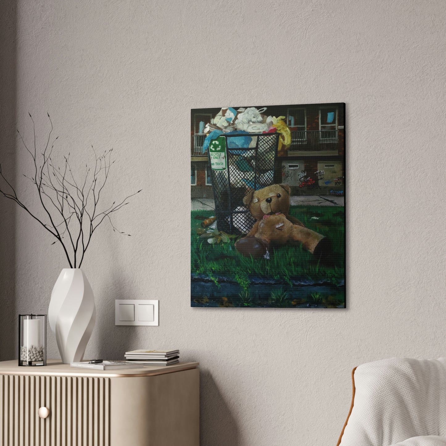 Toys in the Hood #1 Canvas Stretched, 0.75"